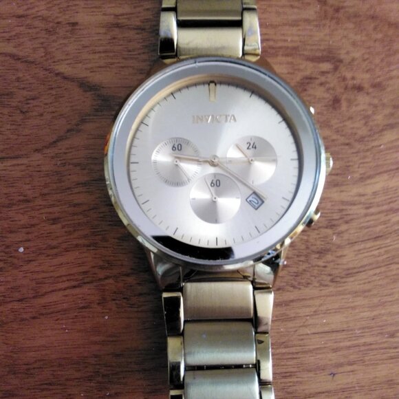 Men's Invicta Speciality Collection Gold Tone Watch - Picture 1 of 5